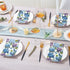 Homlouue 100PCS Watercolor Hydrangea Floral Napkins, 3 Ply Disposable Guest Towels for Spring Summer Fall