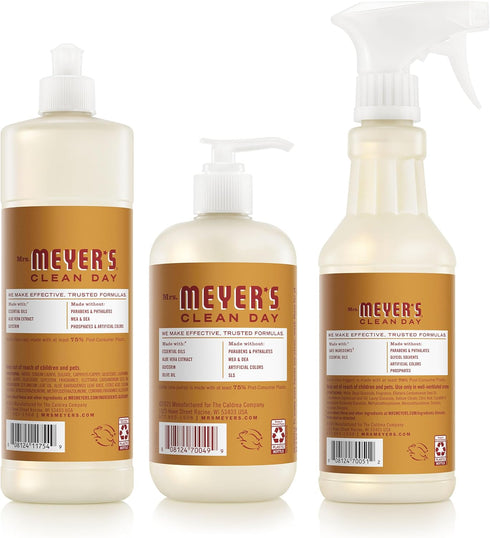 Set, (12.5 Oz), (16 Oz) (16 Oz) Mrs. MEYER'S CLEAN DAY Kitchen Basics Apple Cider Scent Cleaning Supplies includes Hand