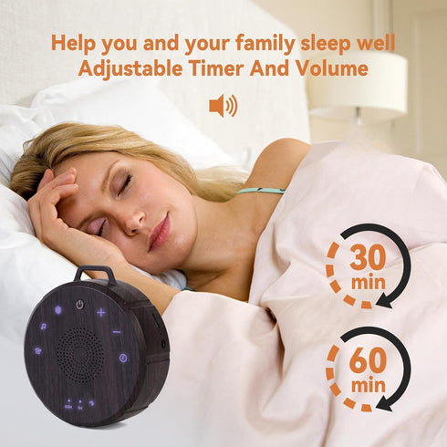 Portable White Noise Sound Machine for Adults & Babies