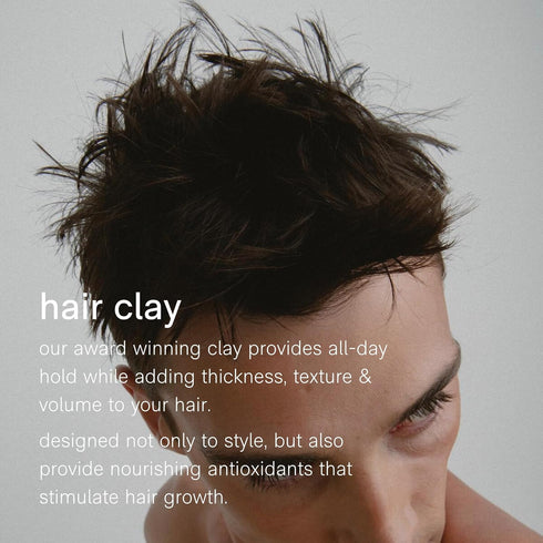 Jack Henry Premium Hair Clay for Men, Matte Finish, All Day Hold, Natural Scent, 1.6 oz
