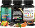 Shilajit, Sea Moss, Black Seed Oil & Herb Supplement - All in One with Lions Mane, Reishi, and More