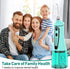 Water Dental Pik Flosser, Grinest 7 Modes Rechargeable Oral Irrigator, IPX7 Waterproof for Home Travel