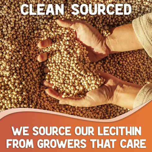XPRS Nutra Soy Lecithin Granules - Non-GMO Food Grade Fat Emulsifier for Baking, 4 Ounce