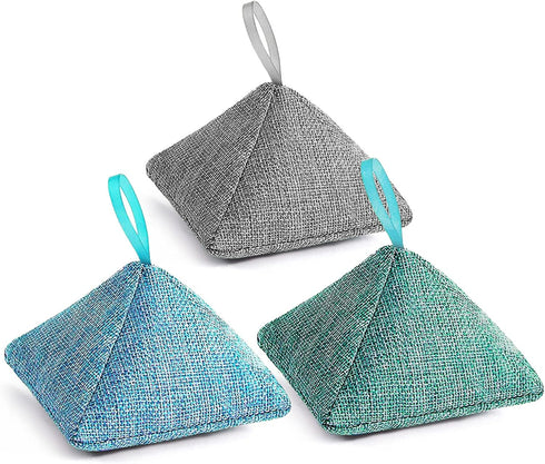 Charcoal Bags Odor Absorber (3x200g) - Activated Bamboo Charcoal Air Purifying Bags for Home & Car