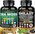 Sea Moss and Shilajit Bundle, 60 Count with Sea Moss, Black Seed Oil, Ashwagandha, Ginger & Shilajit, 2 Pack