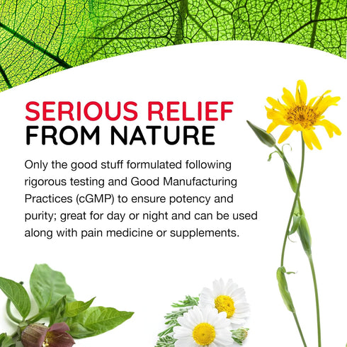 T-Relief Arnica +12 Cream for Back Pain, Joint Soreness, Muscle Aches & Stiffness, Fast Acting Relief, 4 oz