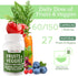Healthy One Fruit and Veggies Supplement - 27 Superfood Fruit and Veggie Vitamins for Adults - Support Immune System - Daily Fruits and Vegetables Supplements - 60 Veggie Fruit Capsules