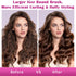 Large Round Volumizing Brush for Dyson Airwrap Attachments, Big Size Hair Styler Blow Dryer Brush (Rose)