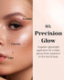 Glint Liquid Gel Highlighter (Dewy Moon, 0.1oz) - Multi-Use Face & Body Gloss for Smooth Glow, Long-Lasting