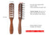 PERFEHAIR Vented Hair Brush for Blow Drying, Men's Volumizing Hairbrush for Short, Curly, or Straight Hair
