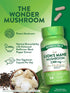 Lions Mane Mushroom Supplement | 2100mg | 50 Capsules | Non-GMO, Gluten Free, Vegetarian | Plus BioPerine