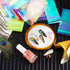 Maitys 40 Pieces Iridescent Glass Paper Nail Design Sticker Decals, Shinning Reflective Mirror Design, 20 Colors