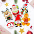 Timgle 48 Pcs Christmas Facial Masks - Holiday Skincare Spa Face Sheet Masks - Gifts for Adults Women Party Night