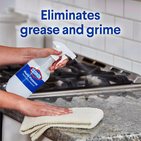 Clorox Multi-Purpose Spray Starter Kit - Household Essentials with Concentrated Refill + 20fo Spray Bottle