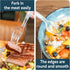 Plastic Forks and Spoons Silverware Set (150PCS) - Heavy Duty Disposable Utensils, 75 Clear Forks and Spoons