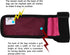 HolsterDb1KD-Rose Massage Bottle Bag Massage Therapist Holster Massage Lotion Holster Massage Oil Red
