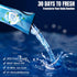 Packets 12 (Pack 20) Portable Travel Size Mouthwash - Mini Mint Mouthwash for Adults, Alcohol & Fluoride-Free, Freshens