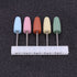 Silicone Nail Grinder Drill Bit, 5pcs Professional Nail Art Polisher Tools for Gel Remove and Smoothing