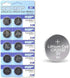 HQRP 10-Pack CR2032 3-Volt Lithium Cell Battery, CR2032L