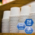 MED PRIDE Disposable Paper Souffle Medicine Cups, 250 Pack, 0.75 Ounce, Pill Holders for Serving