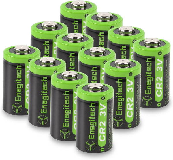 CR2 3V Lithium Battery, CR15H270 1000mAh for Golf Rangefinder, Instax Mini Camera, 12 Pack