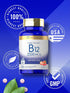 Carlyle Vitamin B12 Sublingual 2500 mcg - 250 Fast Dissolve Tablets, Cyanocobalamin Supplement with Folic Acid for