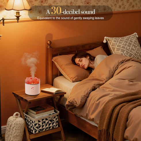 TWEJMZU 35dB Scent Diffuser - White Aromatherapy Diffuser for Bedroom Yoga Hotel SPA - Sounds Below with Peaceful Sleep