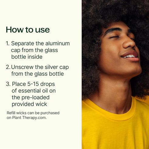 Plant Therapy Essential Oils Aromatherapy Nasal Inhaler Multi-Color Sticks, 3-Pack Portable Aluminum & Glass Inhalers