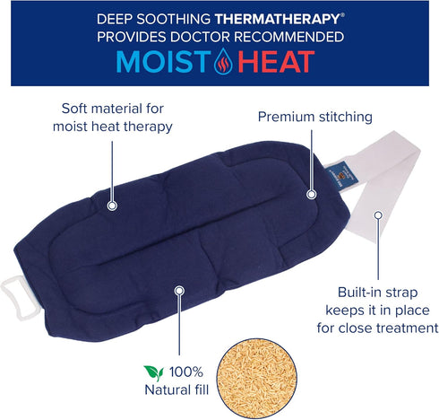 Bed Buddy Back Wrap Heat Pad - Microwaveable - Microwave Heating Pad and Cold Pack for Back Pain, Neck Pain, Muscle Pain