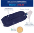 Bed Buddy Back Wrap Heat Pad - Microwaveable - Microwave Heating Pad and Cold Pack for Back Pain, Neck Pain, Muscle Pain