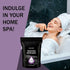Pure Dead Sea Salt for Soaking - 14 Oz Lavender Spa Bath Salt Fine Grain in Resealable Pack for Body Wash Scrub