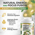 Ginkgo Biloba & Panax Ginseng Supplement, Red Ginseng Brain Supplement for Memory, 60 Tablets