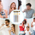 Lnncdsc 4-Piece Set 3-Sided of toothbrushes Adults, Extra Soft toothbrushes for Adults, Medium Toothbrush