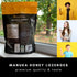 Bee Power Manuka Honey Lozenges - MGO 500+ Honey Cough Drops for Soothing Dry Throat, 40 Lozenges, Lemon Flavor