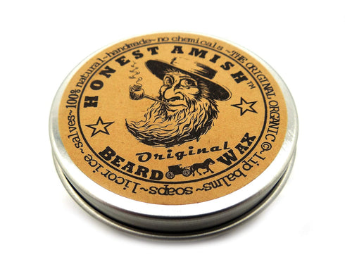 Honest Amish Original Beard Wax, All Natural and Organic, 2 Ounce