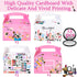 umoni Spa Day Makeup Party Gift Box - Makeup Theme Gift Box for Female Bridal Shower and Birthday Party