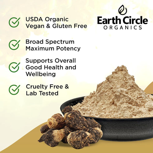 Immune (8oz, Pack 2) Organic Black Maca Peruvian Root Powder | Black Maca Root for Men | Natural Supplement | Essential