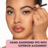 JAPONESQUE Slant and Point Tweezers Set, Hand-Sharpened Stainless, Ideal for Defining and Shaping Brows, Travel