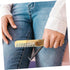 SOLUSTRE Folding Mustache Comb and Beard Comb, Portable Ox Horn Hair Comb for Everyday Grooming