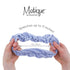 Motique Accessories Black Jumbo Velvet Scrunchie