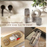 WOKNOW Toothbrush Travel Case and Soap Travel Case, Leakproof Soap Container with Cover, Portable Toothbrush Holder