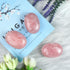55-60mm Pink Agate Palm Stone, Worry Stone Natural Chakra Healing, Hand Carved Crystal for Meditation
