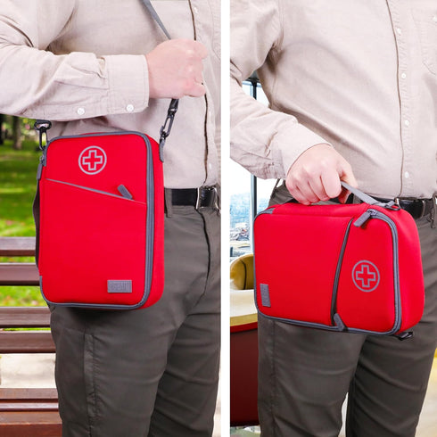 USA GEAR Diabetes Travel Case for Diabetic Supplies - Refrigerated Medicine Case with Shoulder Strap for Insulin Vials,