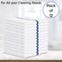 Nabob Wipers Kitchen Bar Mop Terry Towels 12 Pack - 100% Cotton, Size 14x17, Super Absorbent for Home, Kitchen, Bathroom
