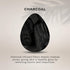 KOL Face Scrubber, Charcoal Infused Exfoliating Facial Cleansing Pads, Disposable Exfoliator Face Sponge, 6 Count