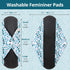 7pcs Set Mini Wet Bag + 6pcs Absorbent Reusable Sanitary Pads/Washable Cloth Menstrual Pads (Autumn, S)