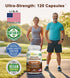 Natural Ceylon Cinnamon 1200mg, 120 Capsules, True Cinnamon Extract Supplement for Heart Health