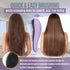 Detangling Hair Brush for Kids and Adults - Gentle Brushes with Soft Bristles for All Hair Types (Black)