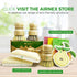 Set 3 AIRNEX Bamboo Dish Brush of - Natural Wooden Dish Scrubber w/Medium Stiff Sisal & Coconut Bristles - Kitchen