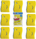 Lola Products Scrub N’ Wipe Boss, Non-Scratch Scrubbing, 2-Sided Sponge, 9 Pack, Made in USA, Remove Debris, Firm in